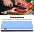 thumbnail image 4 of Whetstone, Piedra de Afilador de Cuchillos, Herramientas de Molienda 2000 + 5000 Mesh Professional Premium Sin Deslizamiento Bambú Base para la cocina Inicio, 4 of 7