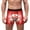 Watermelon Red, variant on HUPOM Mens Underwear Boxer Briefs Male Thongs Medium waist Elastic Waist Printed Boxer Briefs Red XL