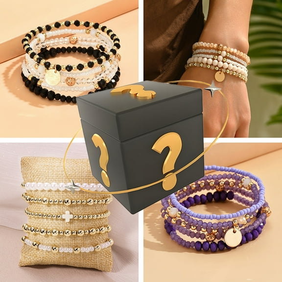 Beaded Bracelet Set Blind Box 1 Piece Random from 4 Styles Pearl Bracelet Wicked Jewelry Women Bracelets Christmas Gifts