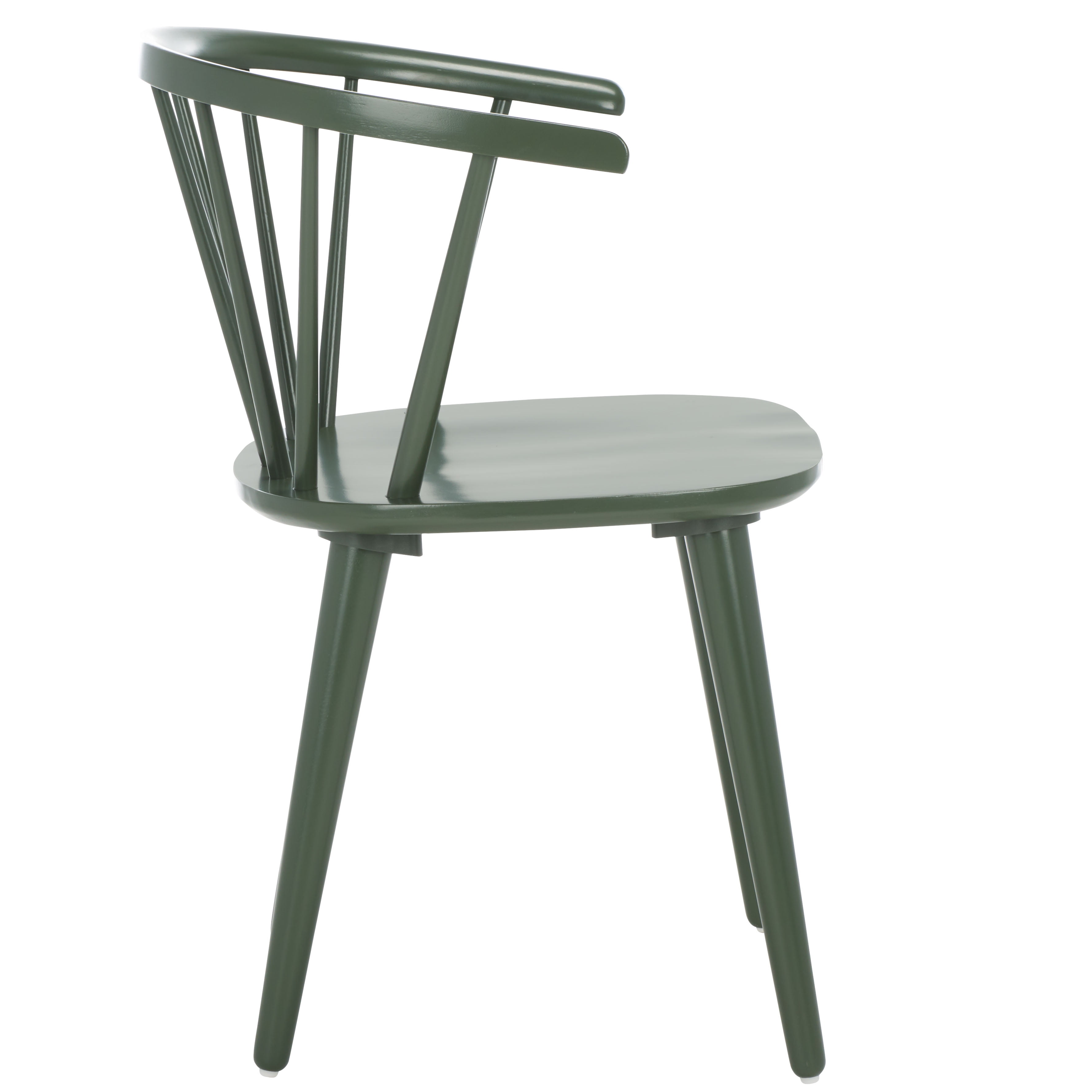 Safavieh Blanchard Scandinavian Wood Dining Side Chairs, Dusty Green (Set of 2)