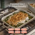 thumbnail image 4 of The Mini Griddle Pan – 1.9L Nonstick Ceramic Sheet Pan & Stovetop Griddle with Handles | Toxin-Free Cast Aluminum | Oven Safe up to 232°C | Compatible with All Cooktops | Steam, 4 of 8