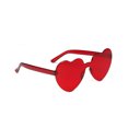 thumbnail image 1 of Qarigey Gafas de sol con forma de corazón de melocotón, accesorios antiquemaduras solares, decoraciones, gafas irregulares, apariencia Lentes Rojo, 1 of 6