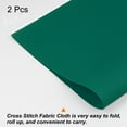thumbnail image 3 of Unique Bargains 2Pieces 14 Count Cross Stitch Cloth 20 by 28 Inch Embroidery Fabric, Grass Green, 3 of 6
