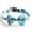 Light Blue, variant on Cheers.US Pet Collar Snowflake Santa Claus Pattern Decorative Removable Pet Kitten Collar Necklace with Bell for Christmas Collar is Wear-Resistant and Can Make Pet Comfortable to Wear