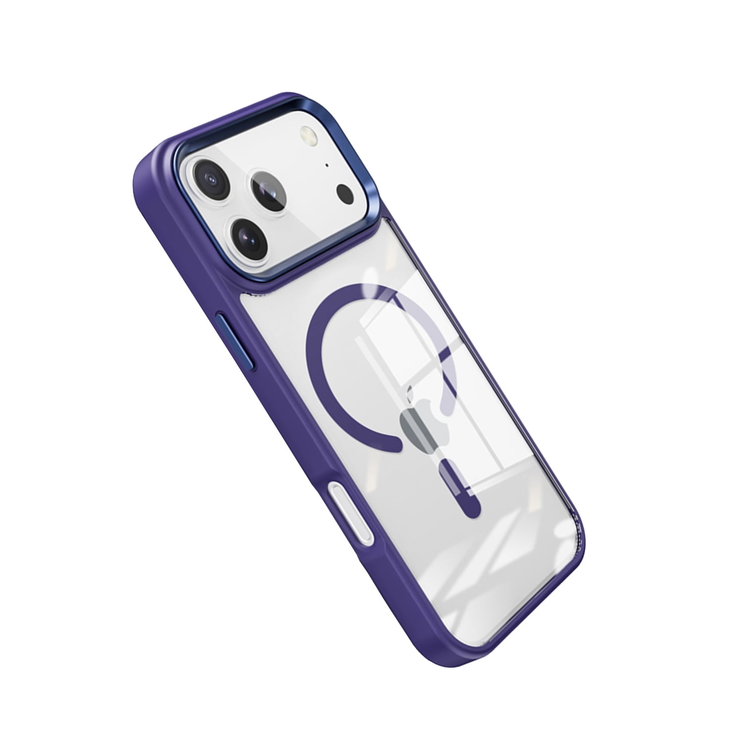 Lightweight Metal Case with Wireless Charging for iPhone 17 Pro Max - Purple