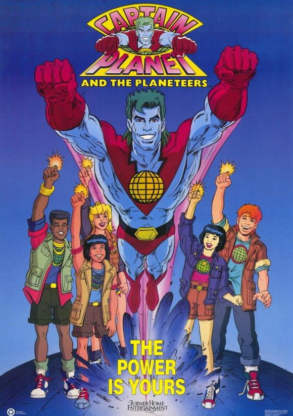 Captain Planet and the Planeteers (1990) 11x17 Movie Poster - Walmart.com