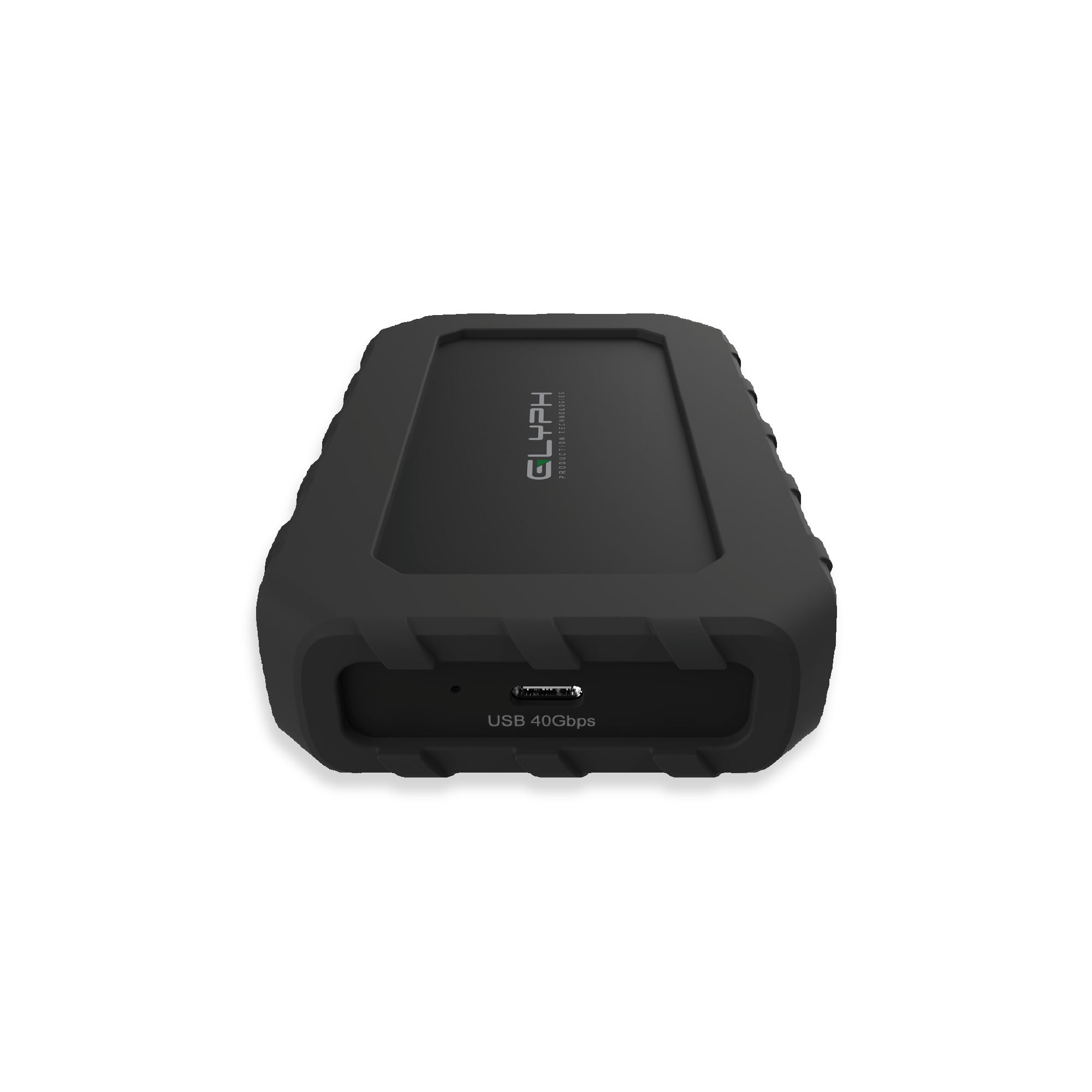 Glyph Atom EX40 High-Intensity 4TB Portable NVMe SSD with USB-C 4 Port, Increased Thermal Ceiling, and Up to 4,000 MB/s Transfer Speed (Black)