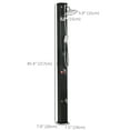 thumbnail image 3 of Outsunny 7ft Outdoor Solar Shower with Handheld Shower Head, 10.6 Gallon, 3 of 10