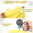 thumbnail image 6 of Bocaoying Reusable Rain Ponchos for Adults, Waterproof Raincoat Hooded with Pockets and Zipper, Unisex Rain Ponchos for Women Men Walking Cycling Hiking, Large Size, Yellow/Blue, Thickened, 6 of 7
