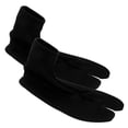 thumbnail image 4 of Luxshiny Men's Breathable Black Ankle Socks with Toe Separators, Comfortable Fit for Traditional Japanese Clothing, 1 Pair, 4 of 8