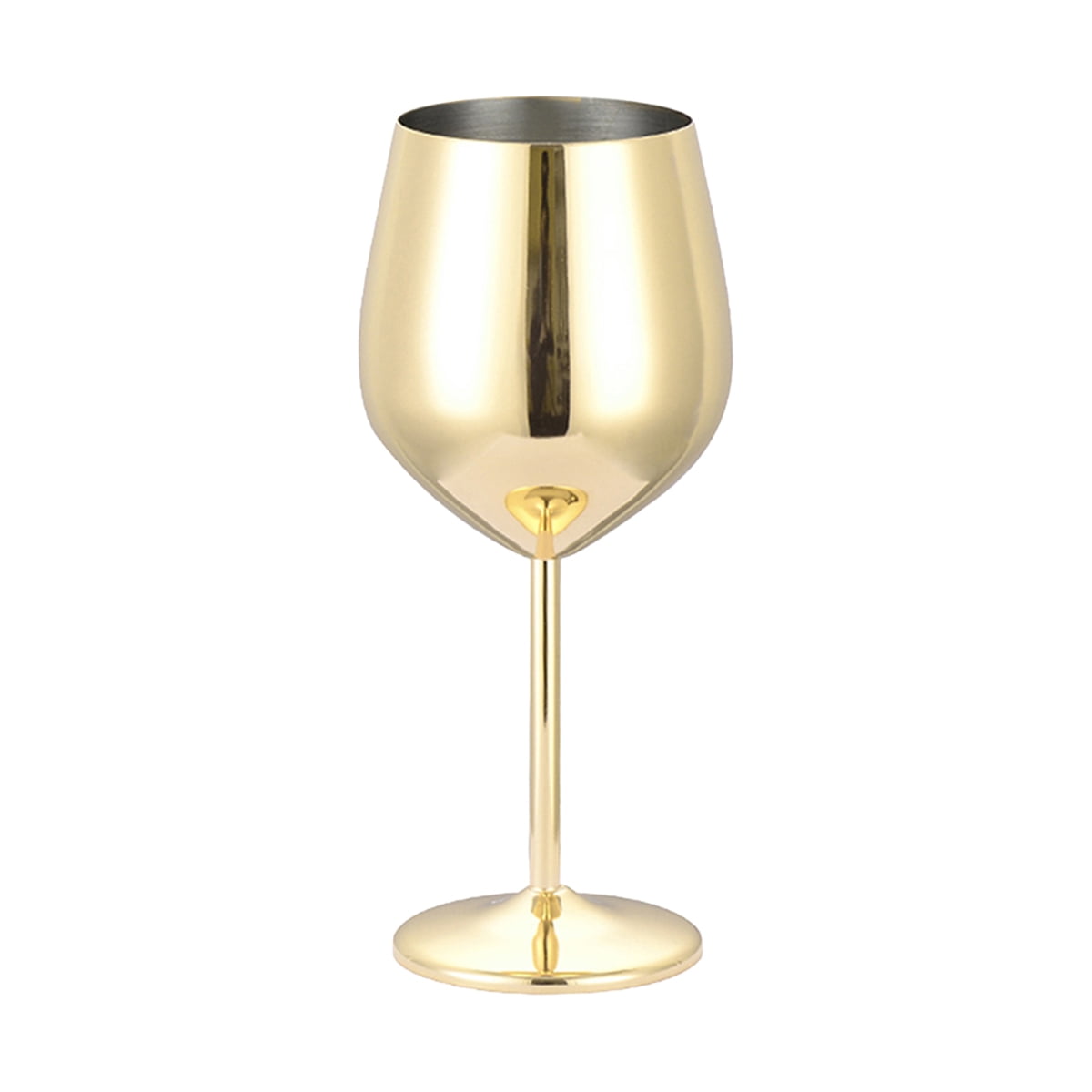 Copa Color Oro Copa de vino irrompible de metal dorado como copa de vino tinto Copa ...