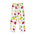 thumbnail image 4 of Fotbe Strawberry and Lemon Men's Pajama Pants,Sleepwear Pants,Pj Bottoms Drawstring And Pockets-Large, 4 of 9