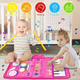thumbnail image 6 of Baby Toys 1 Year Old: Musical Mat Toddler Toys Age 1 2, 2 in 1 Piano Drum Babies Play Mat - Infant Music Toy 12-18 Months Babies Birthday Gifts for 1 2 3 Year Old Boys Girls, 6 of 7