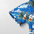 thumbnail image 3 of OGLCCG Boys Hawaiian Shirts Short Sleeve Summer Beach Button Down Aloha Luau Shirts for Kids Casual Tropical Shirt with Pocket 2-15 Years, 3 of 7
