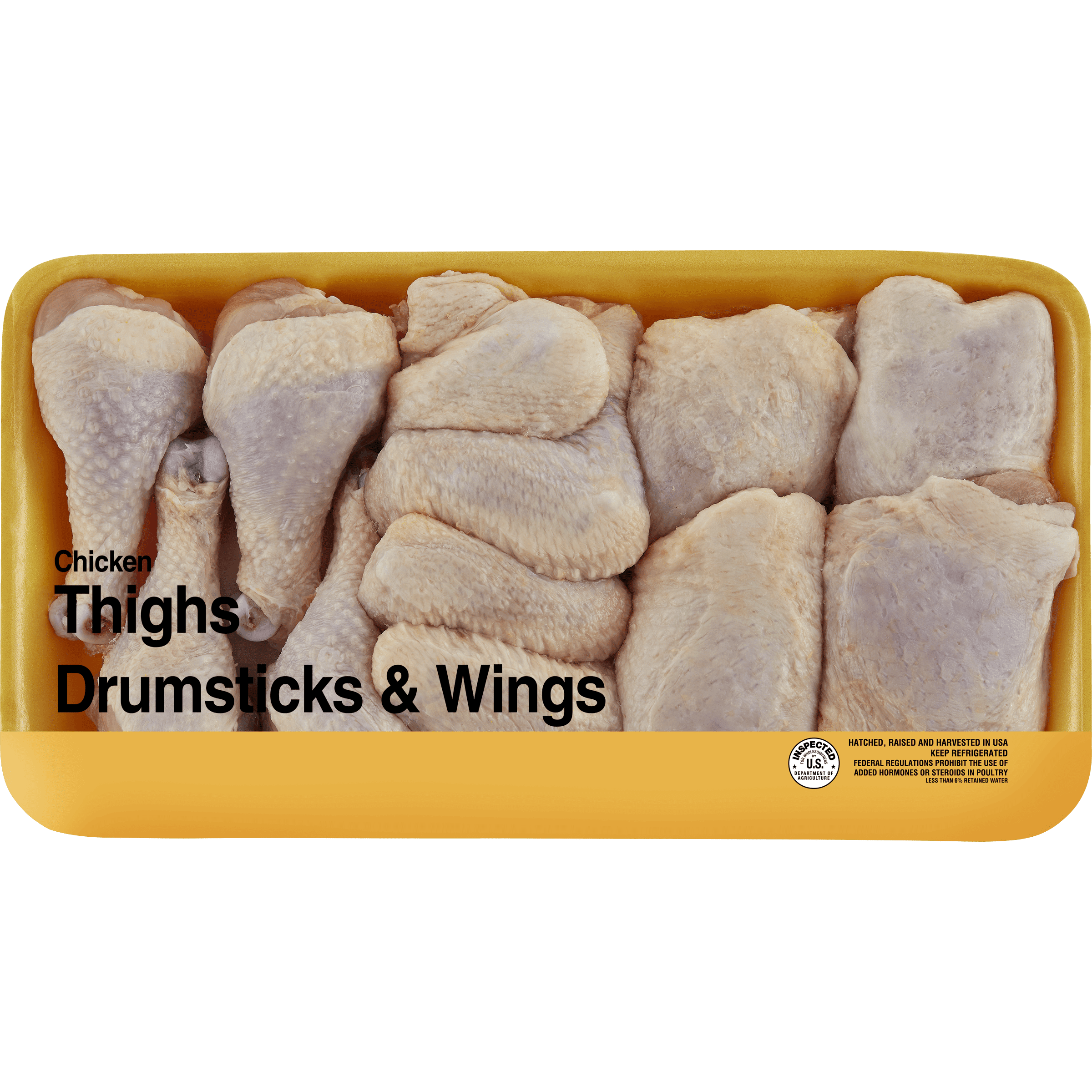 Freshness Guaranteed BoneIn Chicken Thighs, Drumsticks & Wings, 4.0