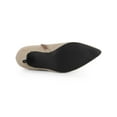thumbnail image 5 of BLISSFUL STEP Women's Stiletto High Heels Mesh Fabric Ankle Boots, 5 of 7