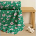 thumbnail image 4 of Soimoi Green Cotton Poplin Fabric Flower & Leaves Watercolor Print Fabric by the Yard 56 Inch Wide, 4 of 7