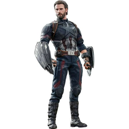 Figure Hot Toys MMS480 - Marvel Comics - Avengers 3 : Infinity War - Captain America Movie Promo Edition Standard Version