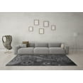 thumbnail image 3 of Ahgly Company Indoor Square Oriental Gray Modern Area Rugs, 3' Square, 3 of 4