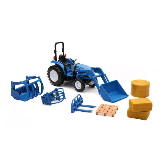 New-Ray Toys New Holland Boomer 55 with Interchangable Accessories Set, Kids, Gifts, Birthdays