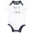 thumbnail image 4 of Hudson Baby Infant Boy Cotton Bodysuits, Mommys Man, 12-18 Months, 4 of 5