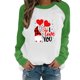 thumbnail image 1 of Gibobby Sudadera oversize mujer Sudadera de Forro Polar con Cuello Redondo Sudadera para Mujer(Verde,CH), 1 of 4