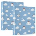 thumbnail image 2 of Three Ring Binder Leisurely Cloud 1.5 Inch Round Binder D-Rings for Office Supplies and More, 2 of 10