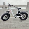 thumbnail image 2 of EKXBIKE Ebike for Adults, 1000W 15.6Ah 48V 30mph Mountain Bike , 20'' Fat Tire Electric Bicycle UL2849, 2 of 8