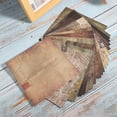 thumbnail image 4 of Manualidades para álbumes de recortes, papel de papelería, duradero, 5,9 x 5,9 pulgadas, patrón de álbum de recortes, 48 hojas, papel de manualidades retro, embalaje retro para caja de LHCER 1, 4 of 8