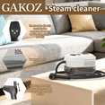 thumbnail image 3 of High pressure steam cleaner, high-temperature carpet cleaner, handheld household steam cleaner, steam cleaner, easy to carry, suitable for kitchen fumes, sofas, small air conditioners, 3 of 5