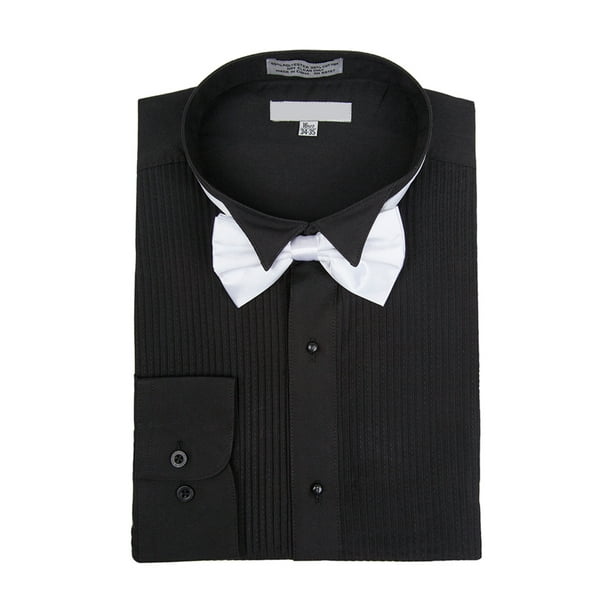 wingtip collar tuxedo shirt