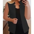 thumbnail image 2 of MORTTIC Women's Sleeveless Vest Blazer, Casual Open Front Work Office Jacket, S-5XL, 2 of 6