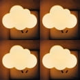 thumbnail image 3 of Luz nocturna LED con sensor, luces nocturnas enchufables para niños y adultos, lámpara de pared con iluminación de ensueño, luz nocturna en la nube para dormitorio y baño, 3 of 5