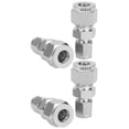 thumbnail image 3 of Adaptateur de Tube de Compression, 4pcs en Acier Inoxydable Compression Droite Double Ferrule Adaptateur en Acier Inoxydable Tube de Compression Adaptateur Performance Éprouvée, 3 of 11