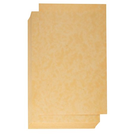 Parchment Stationery Paper - 60-Sheet Legal Size Natural Parchtone Paper, Vintage Scrapbook Cardstock Paper for Menu, Program, Document, 180GSM, Gold, 8.5 x 14 (Best Program For Scanning Documents)