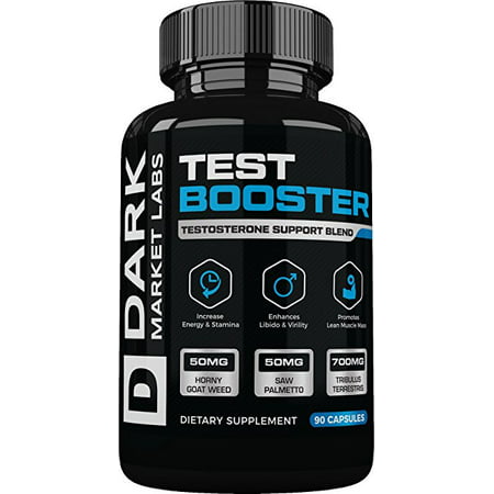 Powerful Testosterone Booster Complex Formulated to Increase T-Levels with Horny Goat Weed, Saw Palmetto, Tribulus, and More for Strength, Stamina, and Energy (Best Testosterone Steroid On The Market)