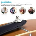 thumbnail image 3 of MesaSe Guitar Strap Lock Button   4pcs Security Straplock Buckle Set  Straps Retainer Quick Release Metal End Pin Locking for Acoustic Electric Guitar Bass Ukulele Instruments  Black Silv, 3 of 9