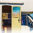 thumbnail image 2 of Psesaysky Rv Door Window Shade, Half-Fold Design Camper Sun Shade Windshield Blackout Cover, Cute Beach Starfish RV Accessories Fits for Interior Door Window 17.3 x 26 inch, 2 of 7