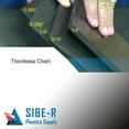 thumbnail image 2 of Sibe-R Plastic Supply℠ 2 Pack- BLACK ABS PLASTIC SHEET 1/8" Thick  12" X 12" ^, 2 of 5