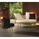 thumbnail image 2 of Outdoor sofa, curved single person balcony, solid wood designer, outdoor villa, rattan chair furniture My Lux Decor Round, 2 of 28