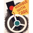 thumbnail image 3 of WPA 12x14 Black Modern Framed Museum Art Print Titled - Handle with care, 3 of 5