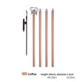 thumbnail image 3 of maskred Camping Light Stand Set Removable Solid Color Outdoor Fishing Backpacking Lantern Hanging Fix Post Pole with Ground Pegs Gold, 3 of 6
