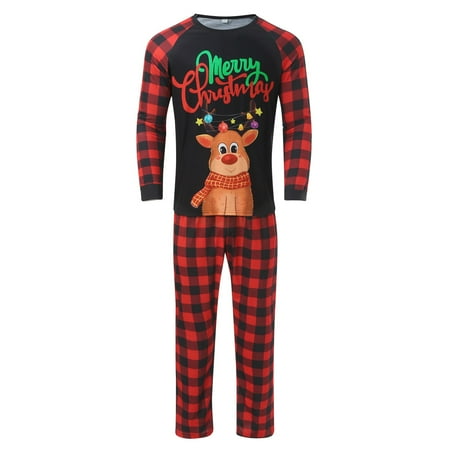 

ketyyh-chn99 Christmas Pajamas Matching Family with Dog Family Christmas Pajamas Holiday Home Xmas Family Matching Pajama Pants