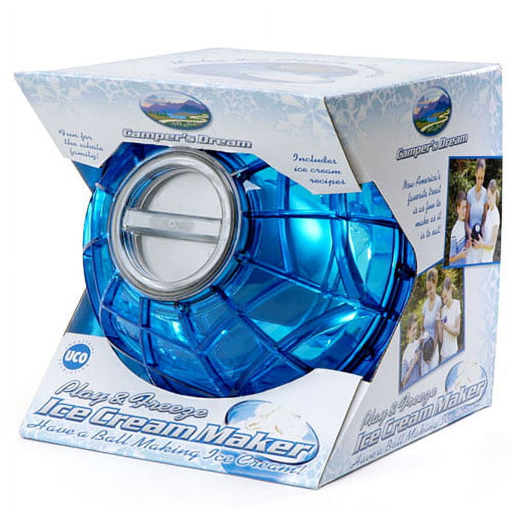 Ice Cream Ball Ice Cream Maker YayLabs Original Blue Quart Size With  Directions