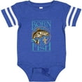 thumbnail image 3 of Inktastic Born to Fish Boys or Girls Baby Bodysuit, 3 of 5