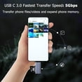 thumbnail image 3 of Lector de Tarjetas IVSHOWCO USB C 3.0 Adaptador SD y Micro SD, 3 of 6