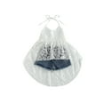 thumbnail image 2 of Kiapeise Toddler Girl Sleeveless Backless Lace Dress Tops + Denim Shorts, 2 of 8