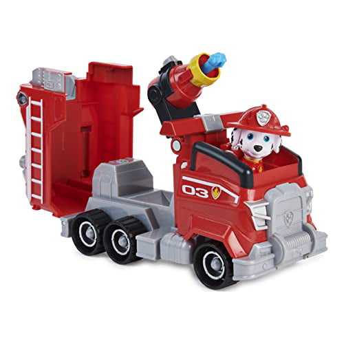 Nathaniel Ward Lav en seng Bred rækkevidde Paw Patrol, Marshall?s Deluxe Movie Transforming Fire Truck Toy Car with  Collectible Action Figure, Kids Toys for Ages 3 and up - Walmart.com