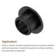 thumbnail image 5 of Uxcell 10Pcs Cojinete de Manga con Brida, Bushing de Plástico ID 8mm x OD 10mm x Longitud 7mm Bushing POM, Negro, 5 of 7