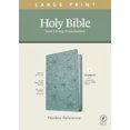 thumbnail image 2 of NLT Bible de Référence à Gros Caractères, Édition Filamentée (Lettre Rouge, Effet Cuir, Feuille Florale Turquoise), 2 of 2